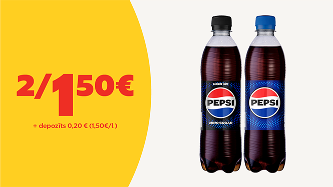 2 par 1,5€ Pepsi