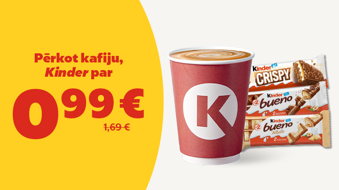 Kafija + Kinder